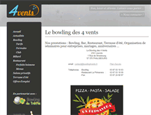 Tablet Screenshot of bowling4vents.fr
